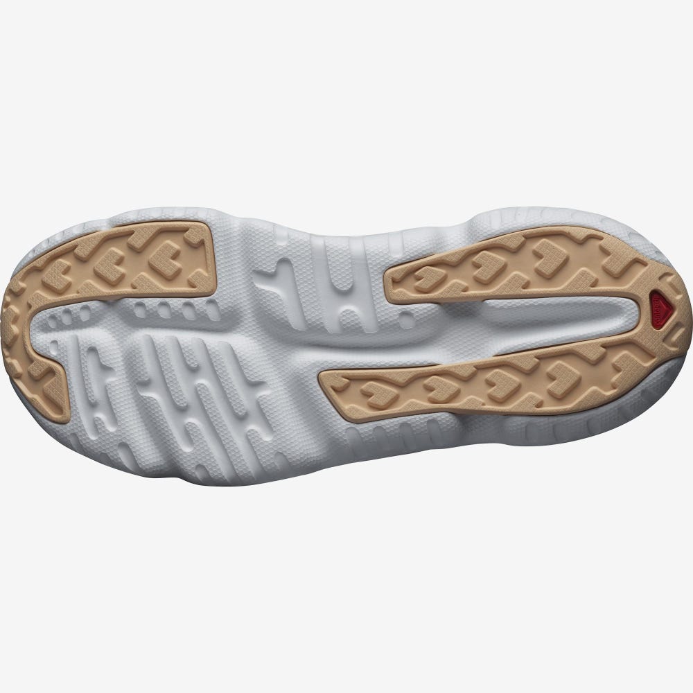 Women's Salomon REELAX SLIDE 5.0 Slippers White/Cream | LUZS-92718