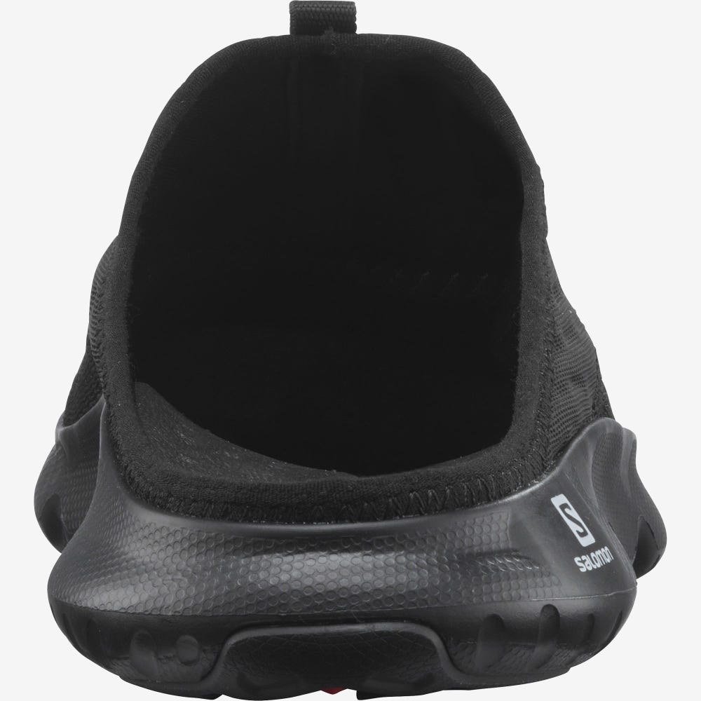 Women's Salomon REELAX SLIDE 5.0 Slippers Black | PRVS-46870