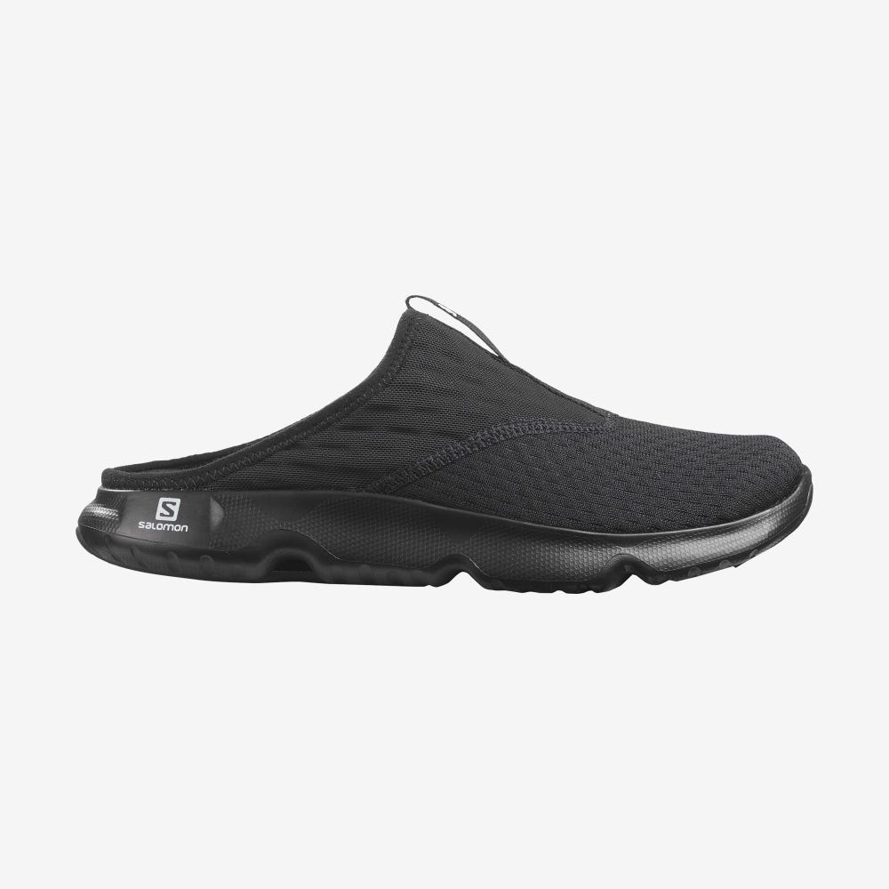 Women\'s Salomon REELAX SLIDE 5.0 Slippers Black | PRVS-46870