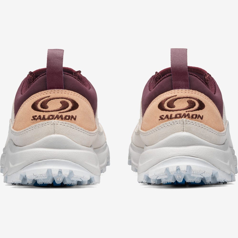 Women's Salomon RX SNOW MOC 2 ADVANCED Sneakers Beige/Burgundy | IEYN-43872