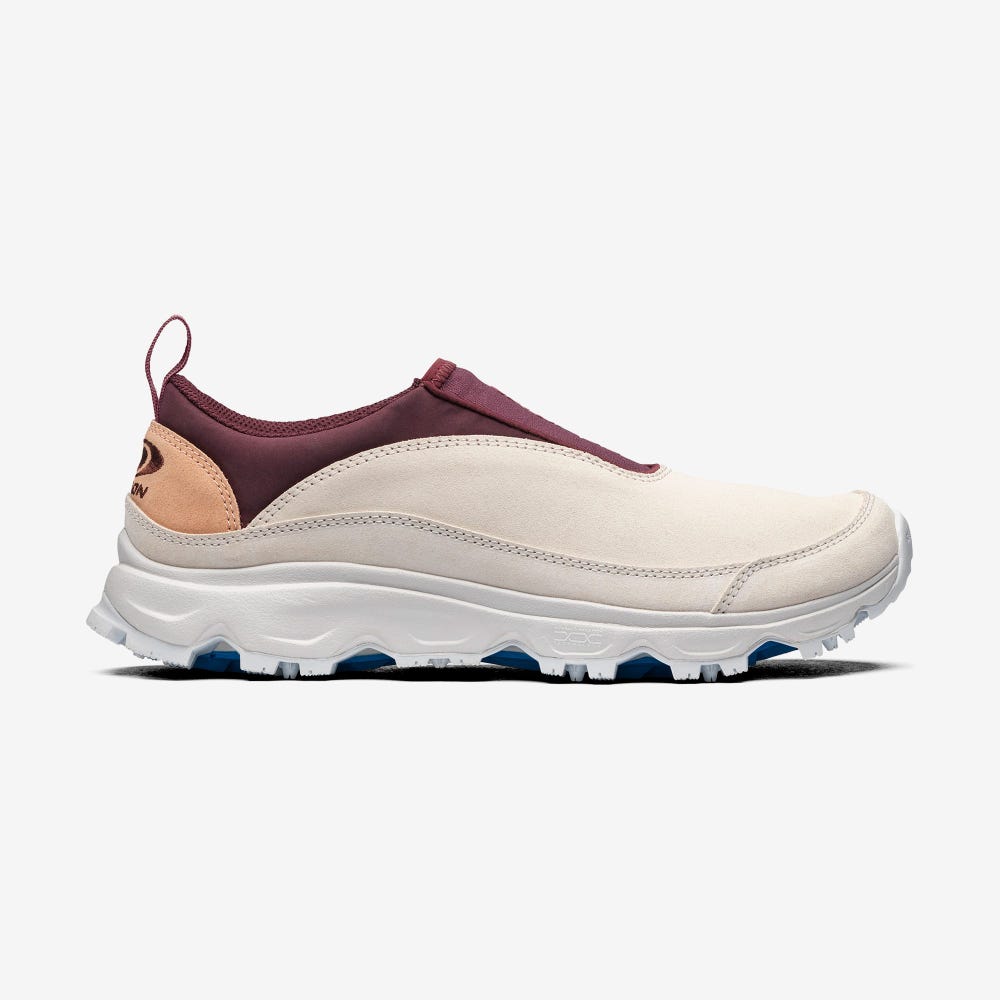 Women\'s Salomon RX SNOW MOC 2 ADVANCED Sneakers Beige/Burgundy | IEYN-43872