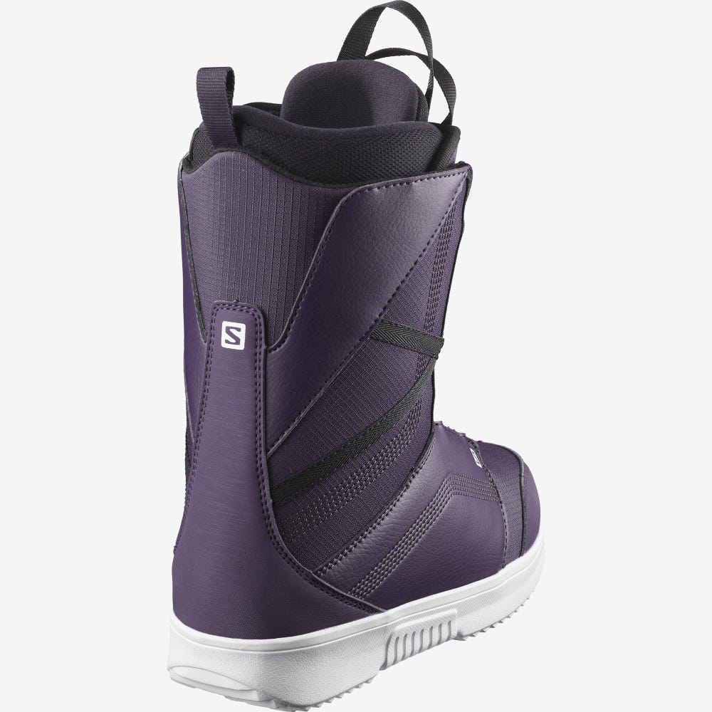 Women's Salomon SCARLET BOA Snowboard Boots White | GKFX-51239