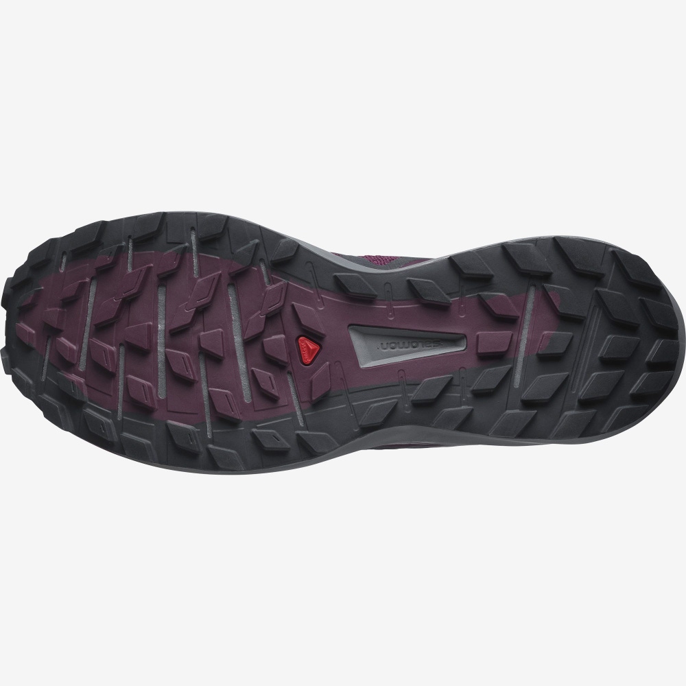 Women's Salomon SENSE RIDE 4 Trail Running Shoes Burgundy/Black | BTGA-32457