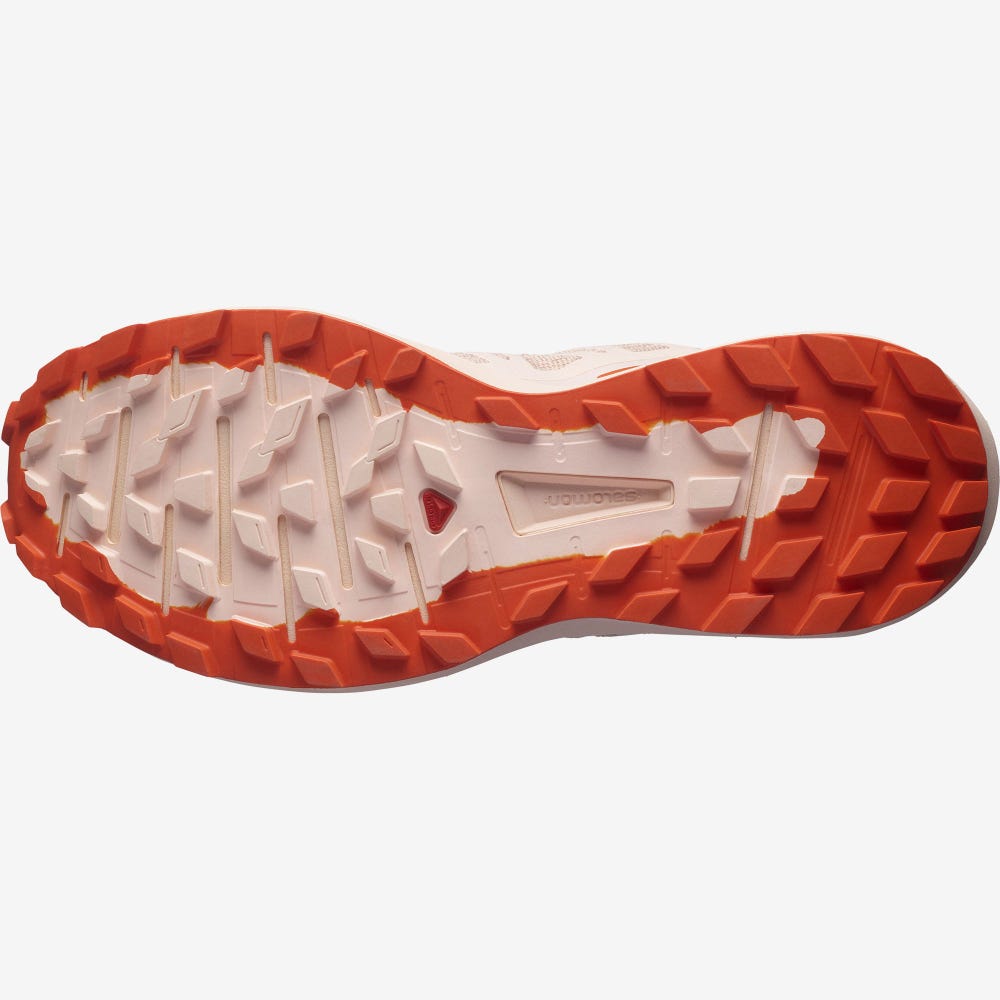 Women's Salomon SENSE RIDE 4 Trail Running Shoes Red Orange | ZECF-46059
