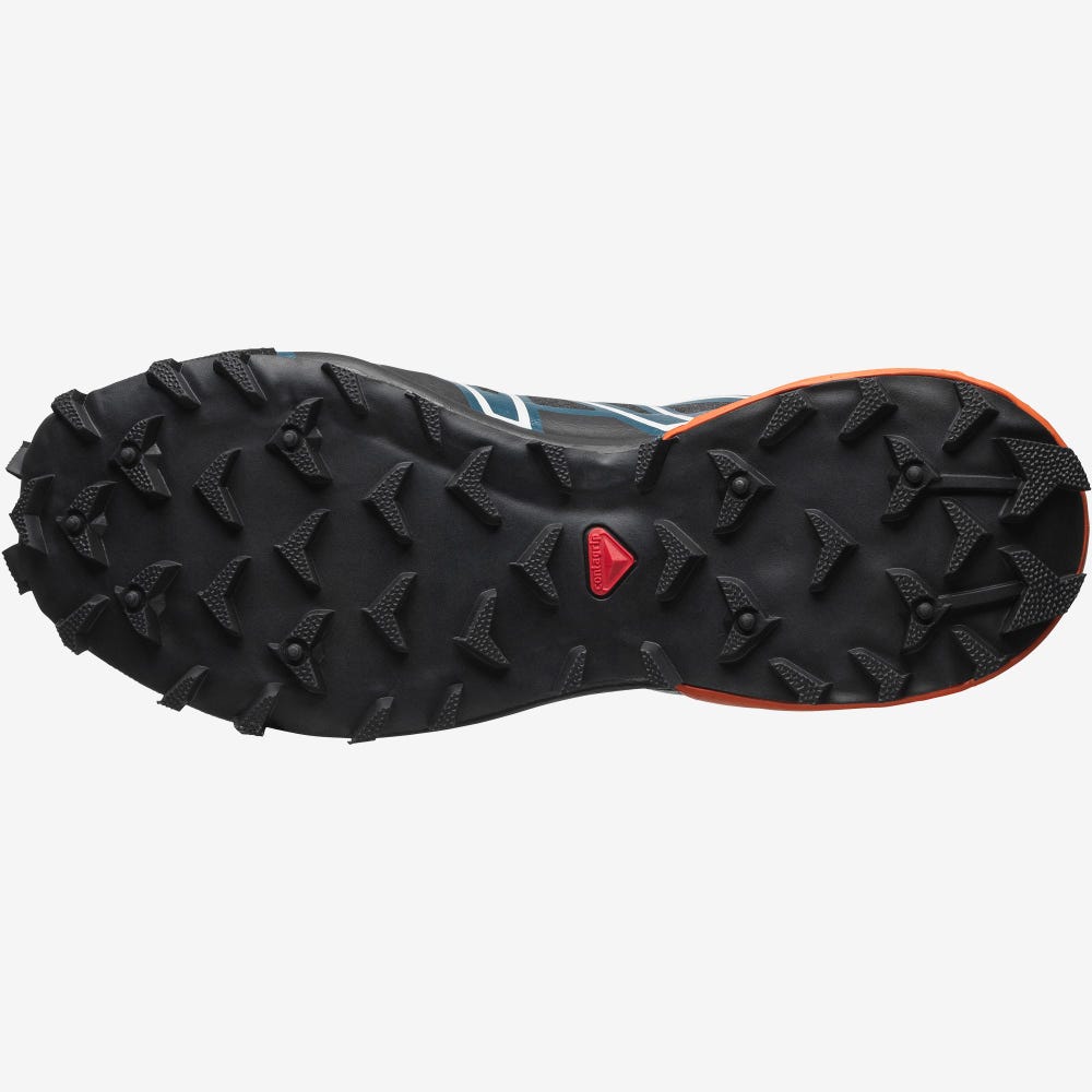 Women's Salomon SNOWCROSS ADVANCED Sneakers Black/Blue/Red Orange | ELZC-29084