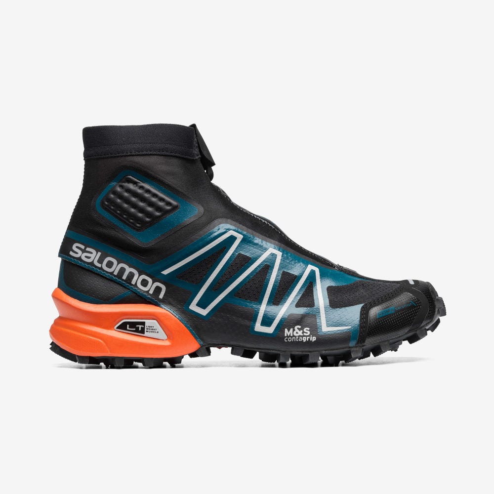 Women\'s Salomon SNOWCROSS ADVANCED Sneakers Black/Blue/Red Orange | ELZC-29084