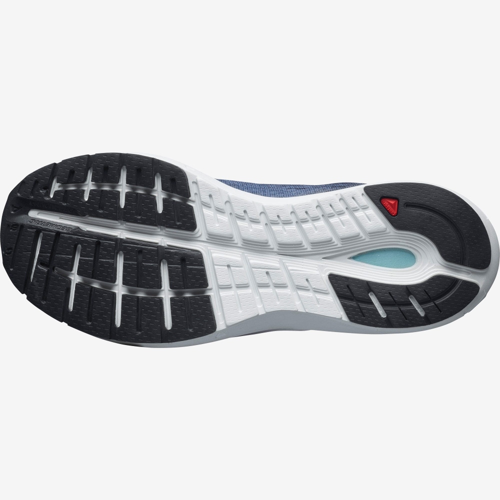 Women's Salomon SONIC 4 Accelerate Running Shoes Grey/White/Black | RIJT-90756