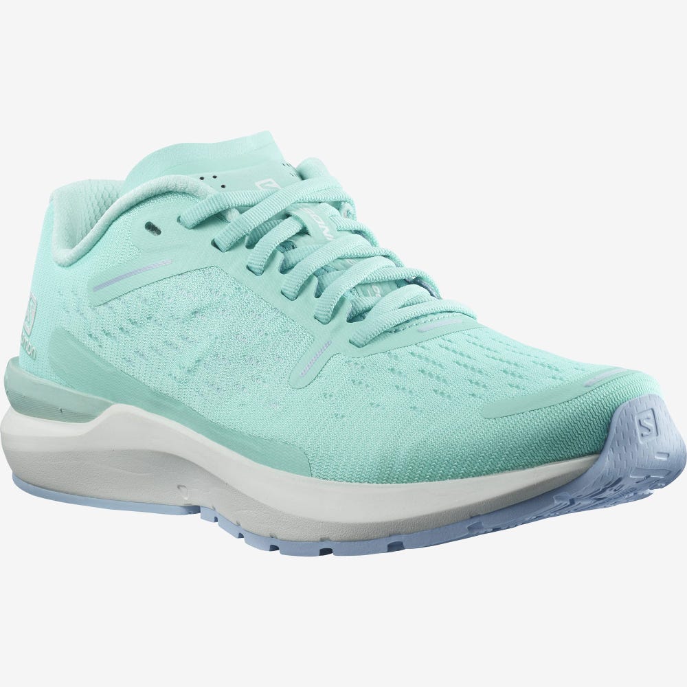 Women's Salomon SONIC 4 Balance Running Shoes Turquoise/White/Blue | IGWK-57698
