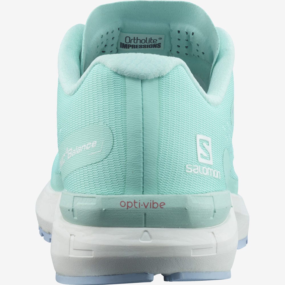 Women's Salomon SONIC 4 Balance Running Shoes Turquoise/White/Blue | IGWK-57698