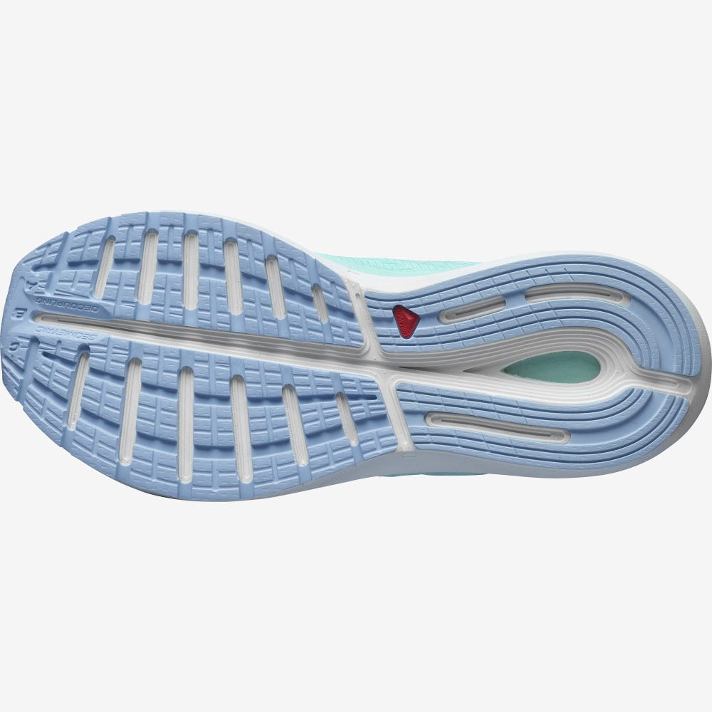 Women's Salomon SONIC 4 Balance Running Shoes Turquoise/White/Blue | IGWK-57698