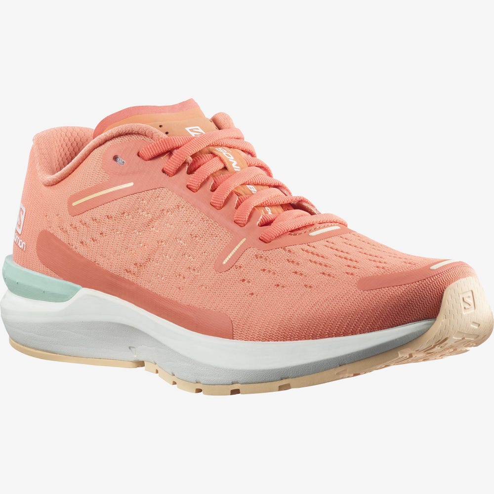 Women's Salomon SONIC 4 Balance Running Shoes White/Cream | PDFB-91372