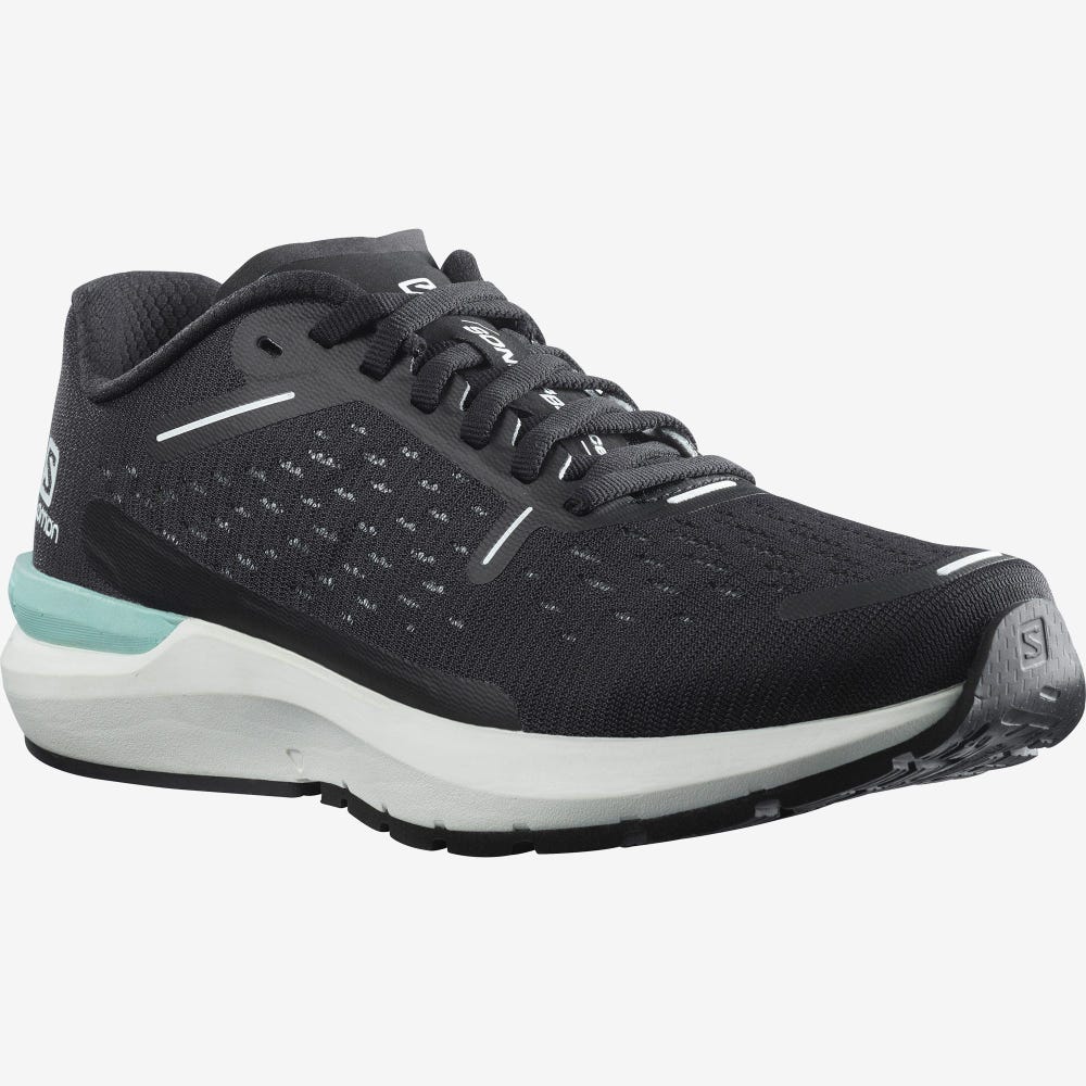 Women's Salomon SONIC 4 Balance Running Shoes Black/White/Black | WQAX-73852