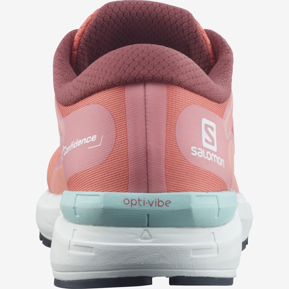 Women's Salomon SONIC 4 Confidence Running Shoes White | JDQM-83264