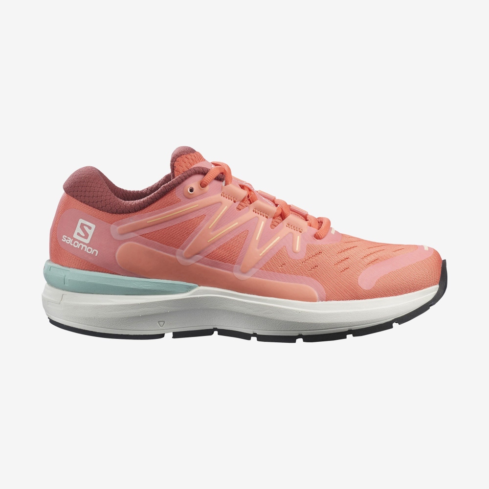 Women\'s Salomon SONIC 4 Confidence Running Shoes White | JDQM-83264