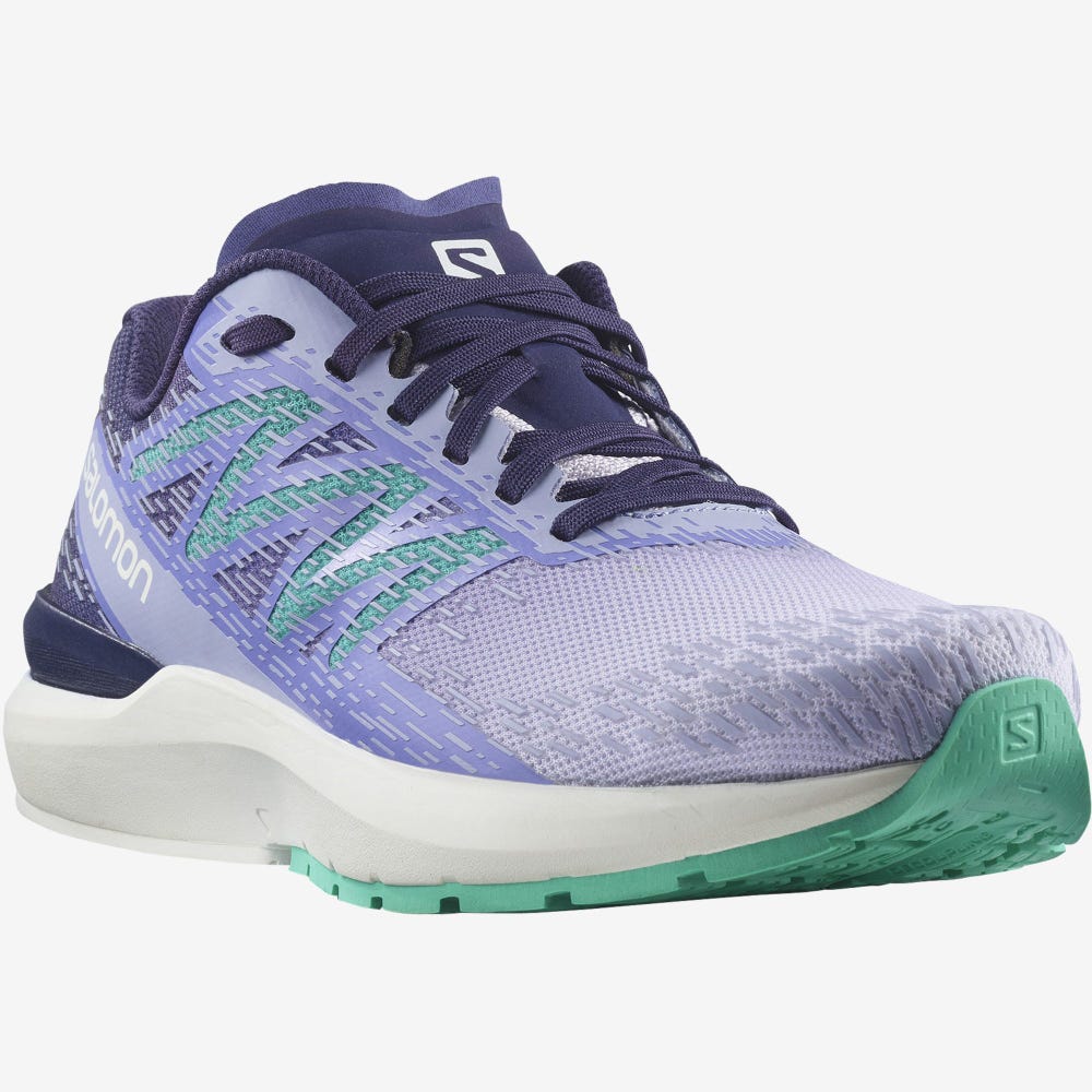 Women's Salomon SONIC 5 BALANCE Running Shoes Purple/Mint | QMAC-23098