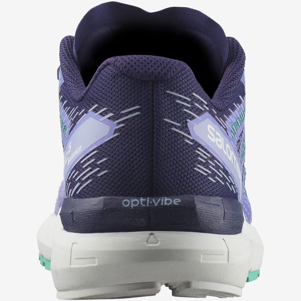 Women's Salomon SONIC 5 BALANCE Running Shoes Purple/Mint | QMAC-23098