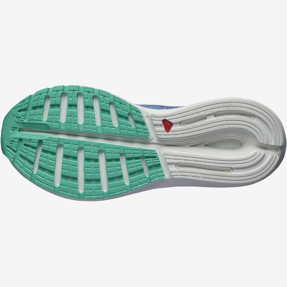 Women's Salomon SONIC 5 BALANCE Running Shoes Purple/Mint | QMAC-23098