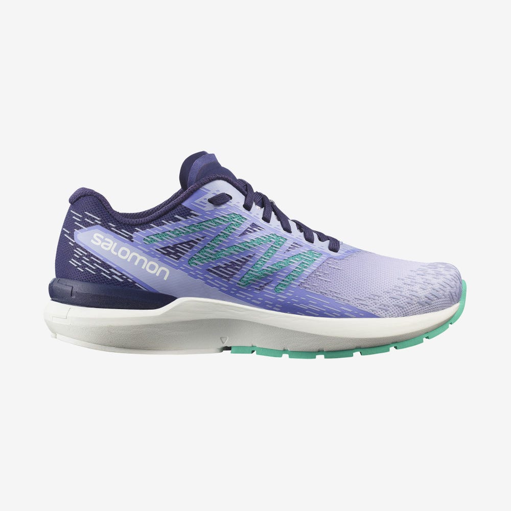 Women\'s Salomon SONIC 5 BALANCE Running Shoes Purple/Mint | QMAC-23098