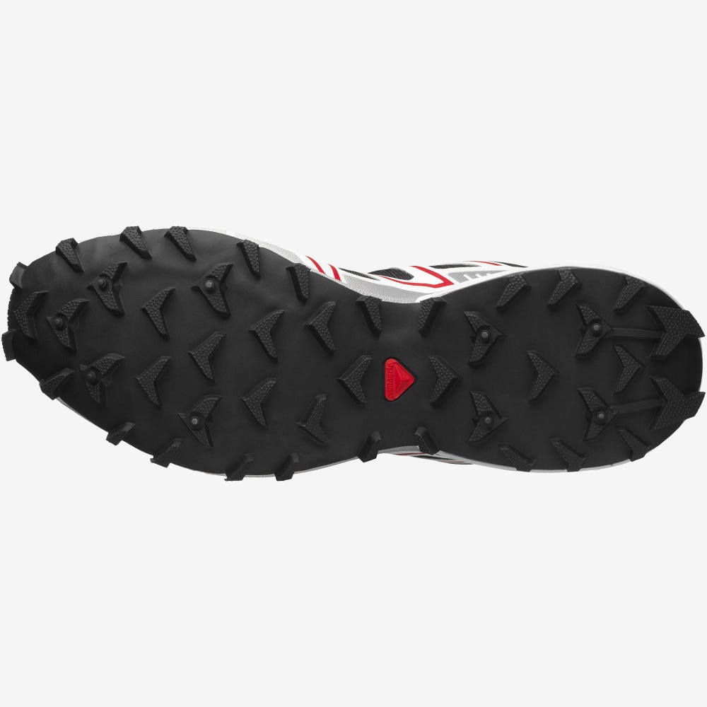 Women's Salomon SPEEDCROSS 3 GRADIENT Sneakers Black/White | WQLZ-58127