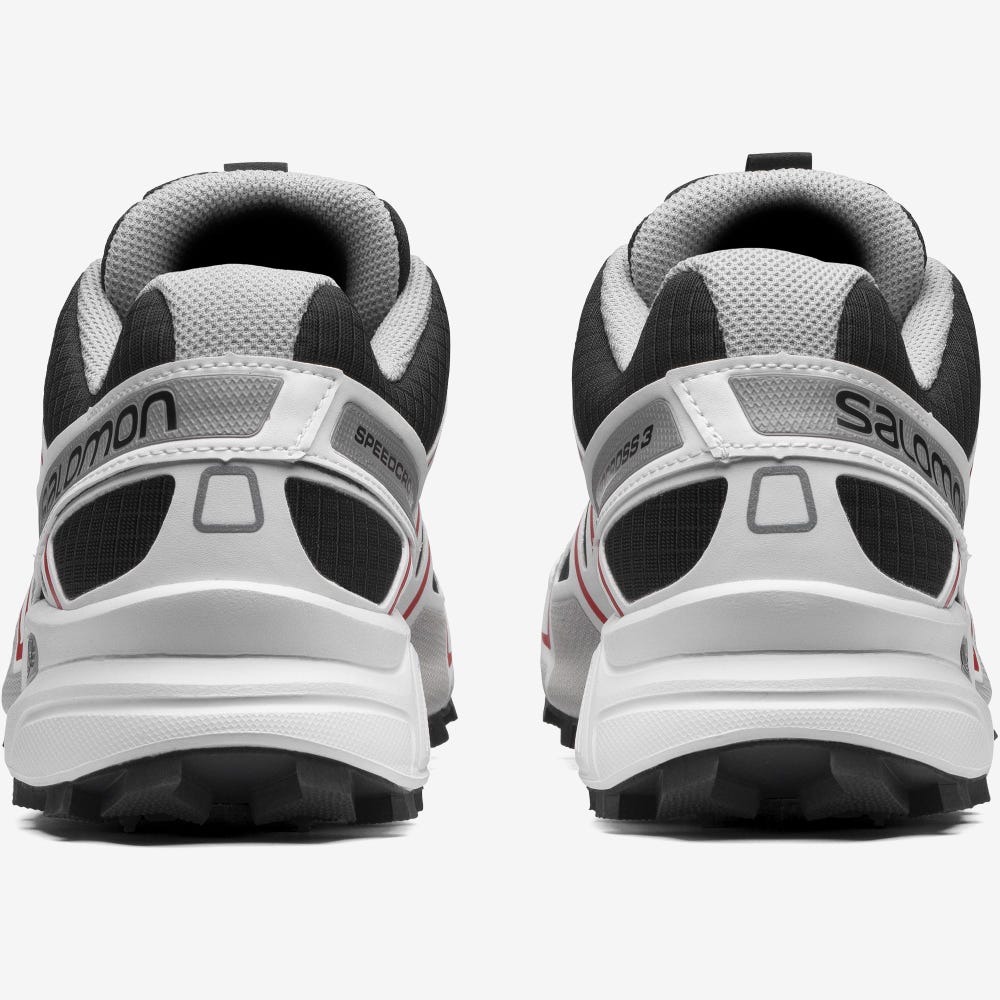 Women's Salomon SPEEDCROSS 3 GRADIENT Sneakers Black/White | WQLZ-58127