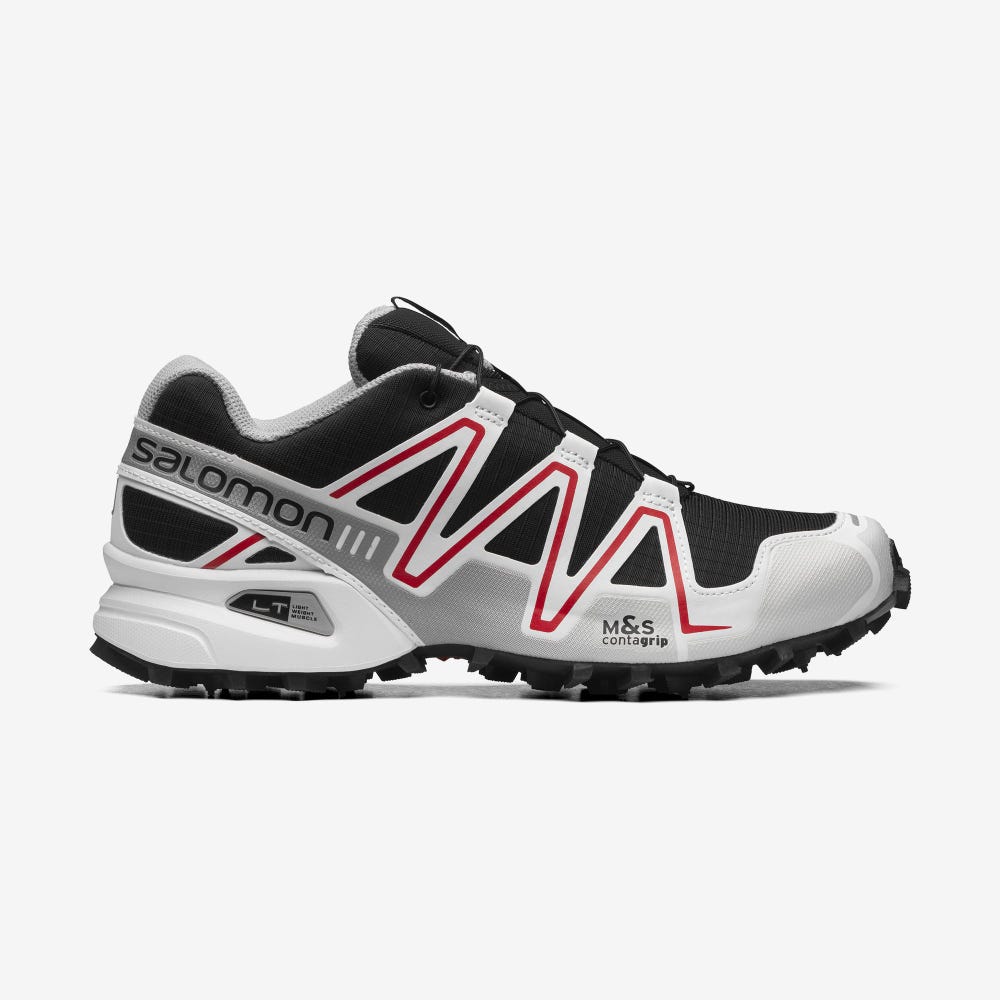 Women\'s Salomon SPEEDCROSS 3 GRADIENT Sneakers Black/White | WQLZ-58127