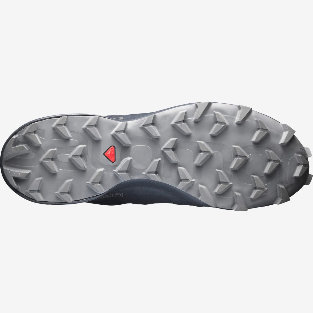 Women's Salomon SPEEDCROSS 5 GTX NOCTURNE Trail Running Shoes Grey/Black | LIRJ-86903