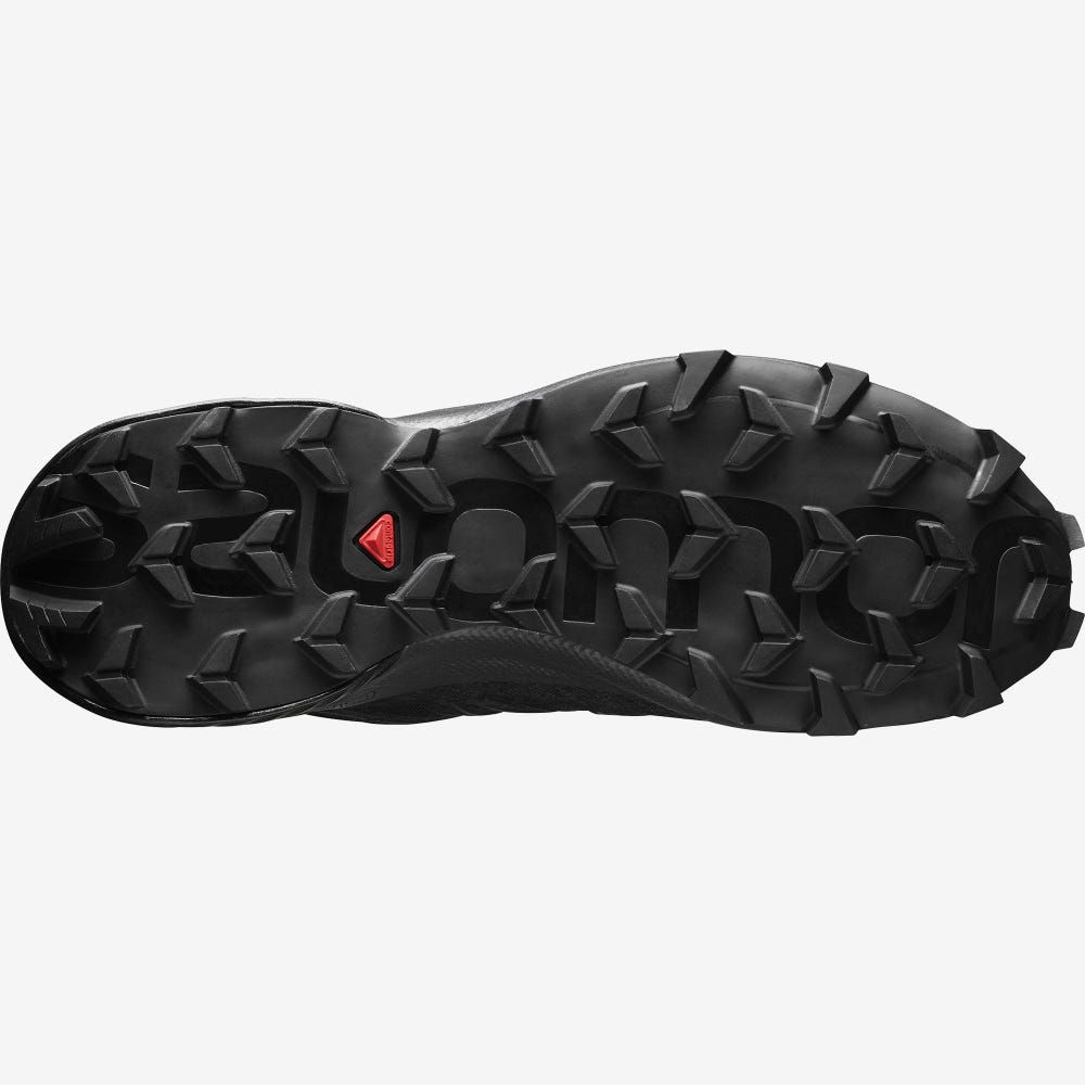 Women's Salomon SPEEDCROSS 5 Trail Running Shoes Black | PIFL-54082