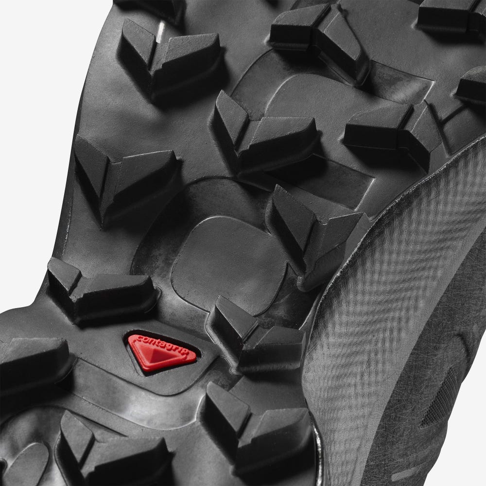 Women's Salomon SPEEDCROSS 5 Trail Running Shoes Black | PIFL-54082
