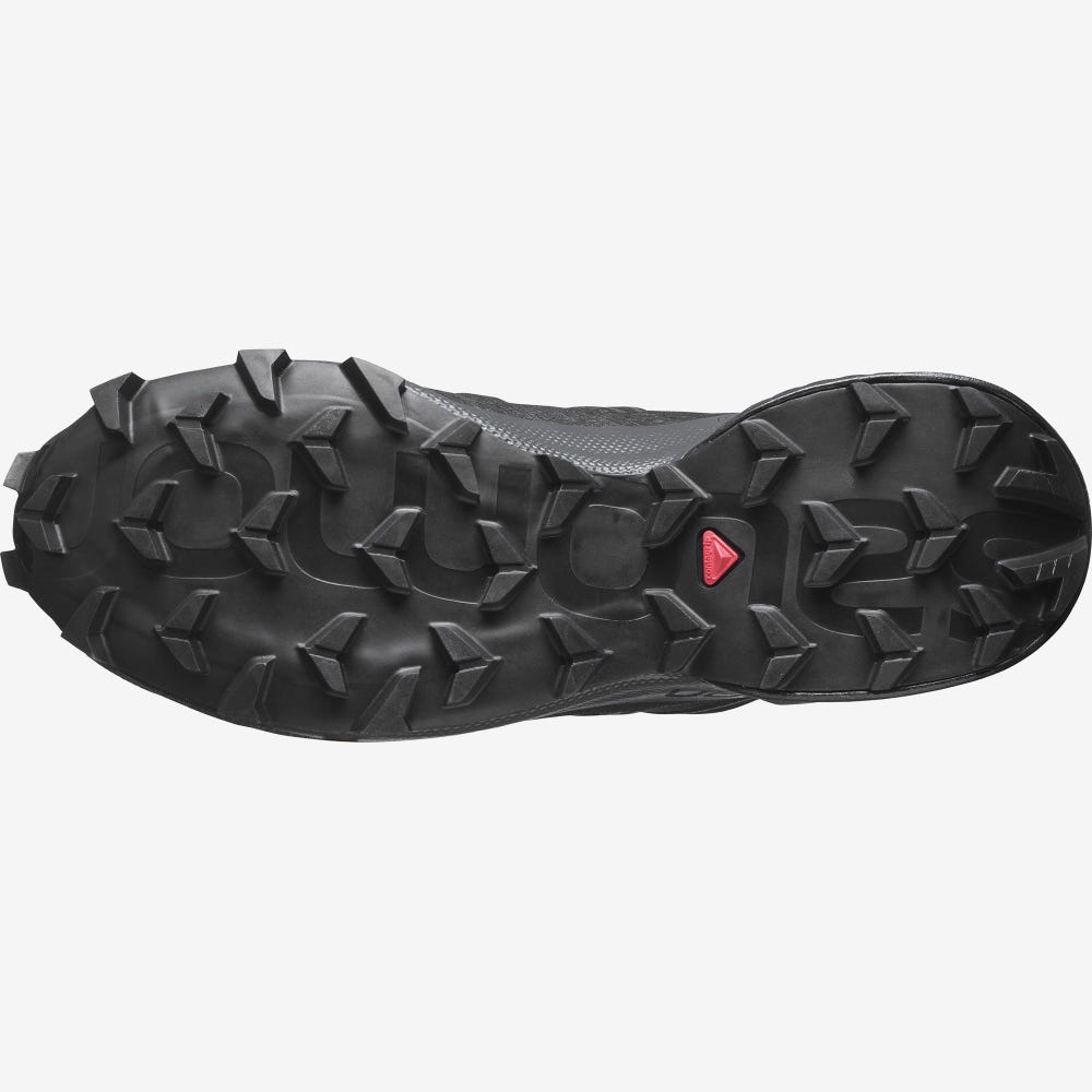 Women's Salomon SPEEDCROSS 5 Trail Running Shoes Black | PIFL-54082
