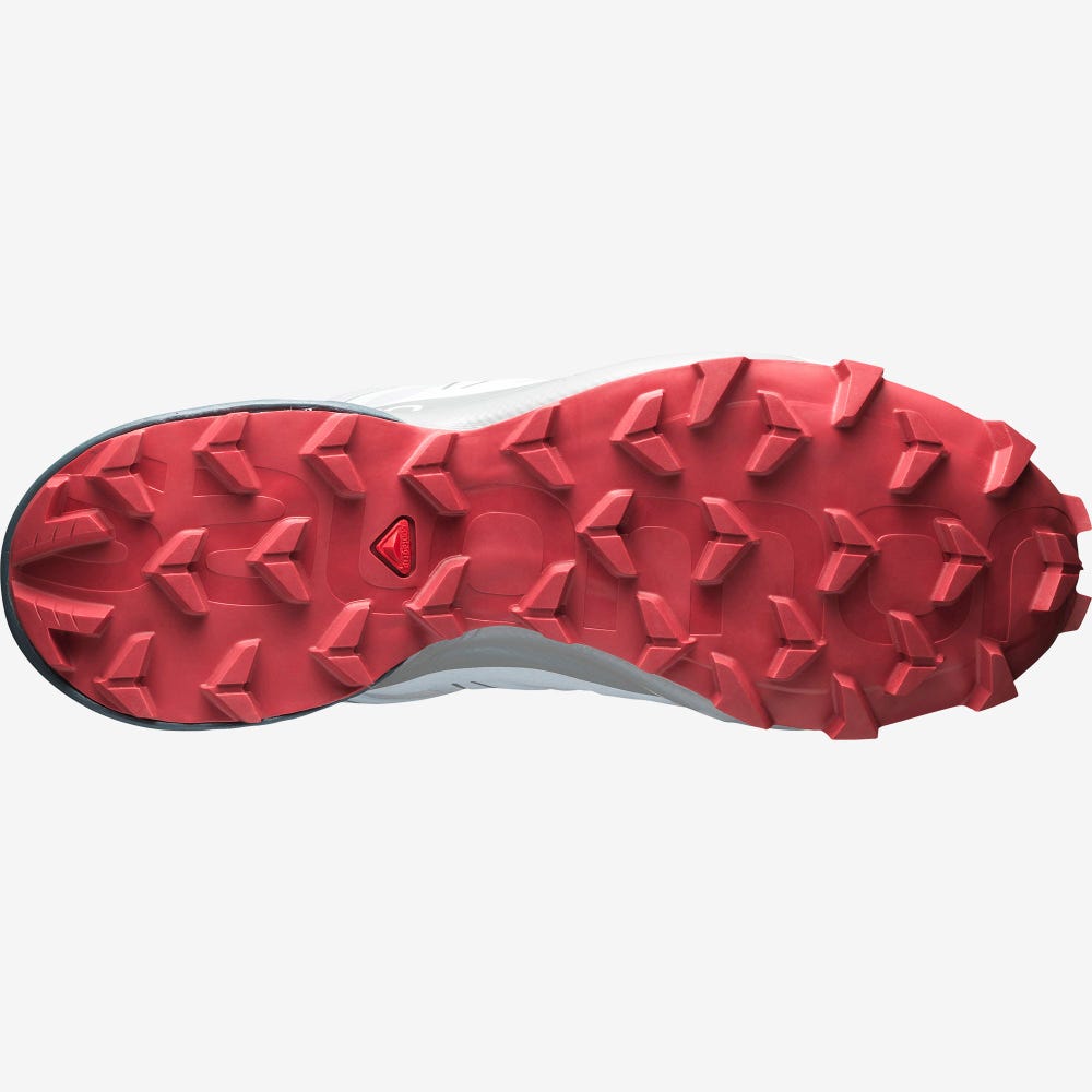 Women's Salomon SPEEDCROSS 5 Trail Running Shoes Blue/Dark Red Rose | WPYD-87046
