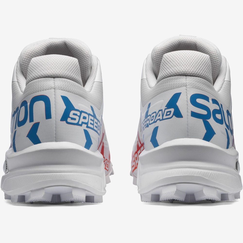 Women's Salomon SPEEDCROSS OFFROAD Sneakers White/Black | QDJK-37516
