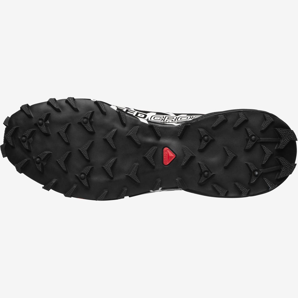 Women's Salomon SPEEDCROSS OFFROAD Sneakers Black/White | UKPM-34960