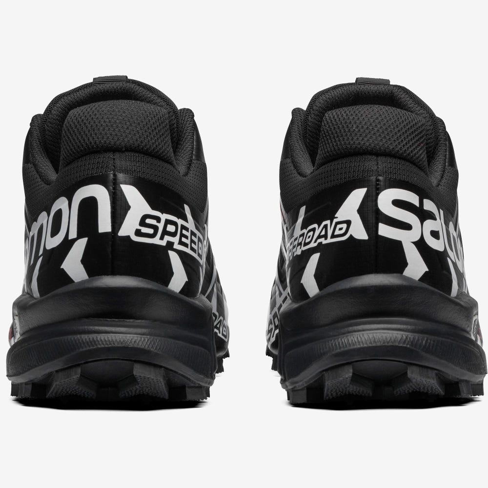 Women's Salomon SPEEDCROSS OFFROAD Sneakers Black/White | UKPM-34960