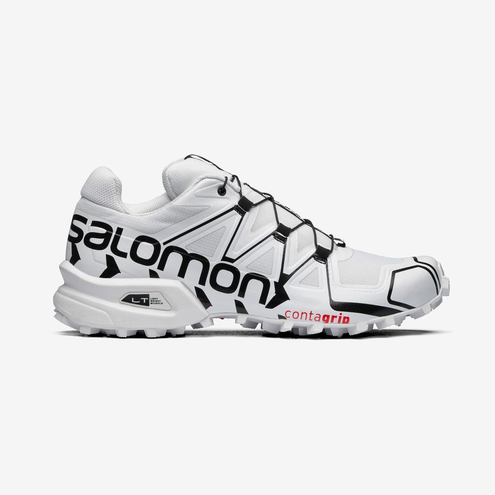 Women\'s Salomon SPEEDCROSS OFFROAD Sneakers White/Black/White | VDRJ-36852