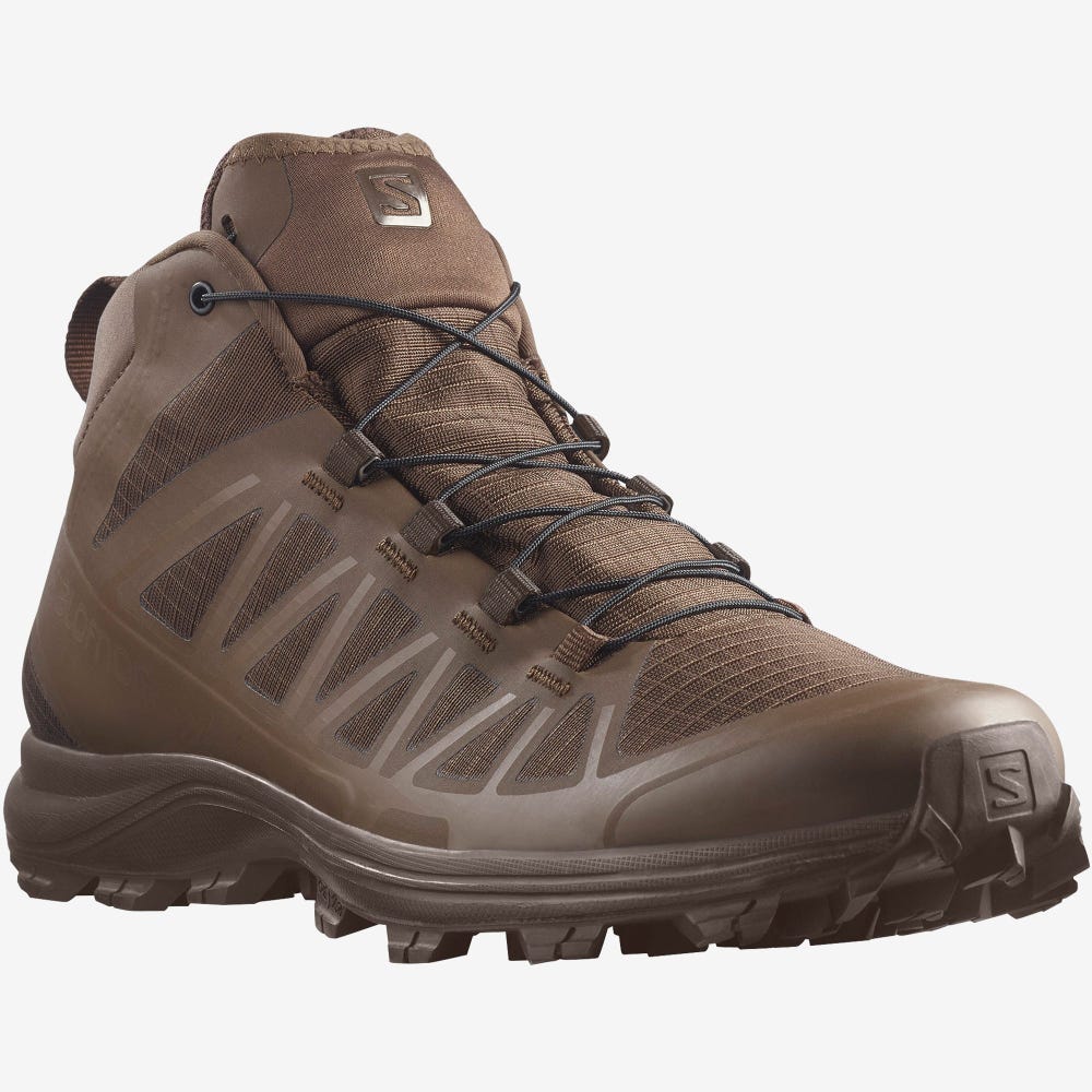 Women's Salomon SPEED ASSAULT 2 Tactical Boots Brown | VARO-40695