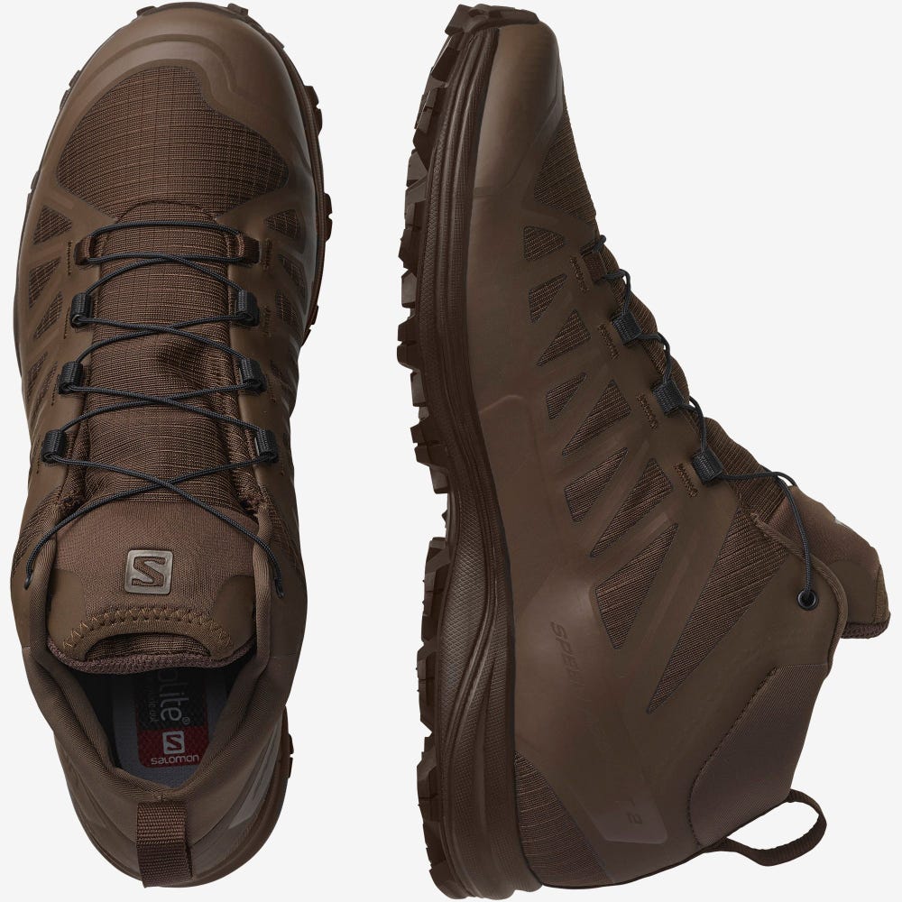 Women's Salomon SPEED ASSAULT 2 Tactical Boots Brown | VARO-40695