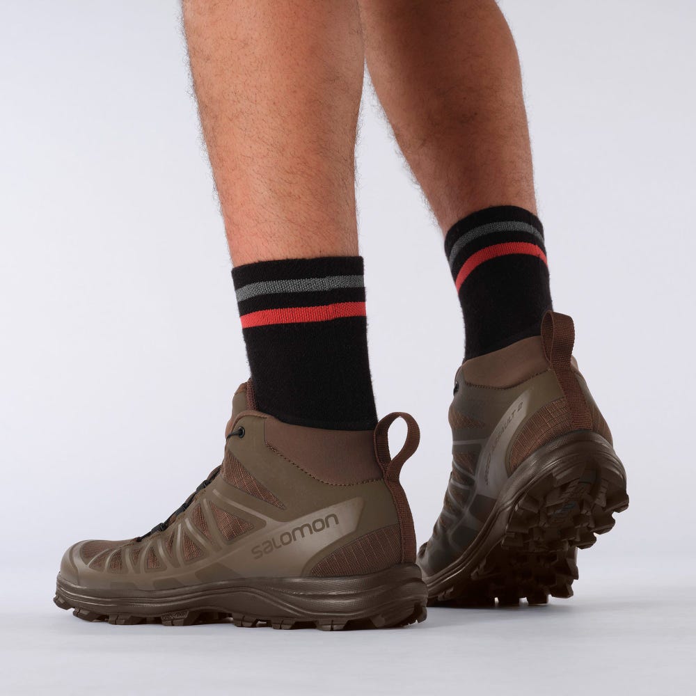 Women's Salomon SPEED ASSAULT 2 Tactical Boots Brown | VARO-40695