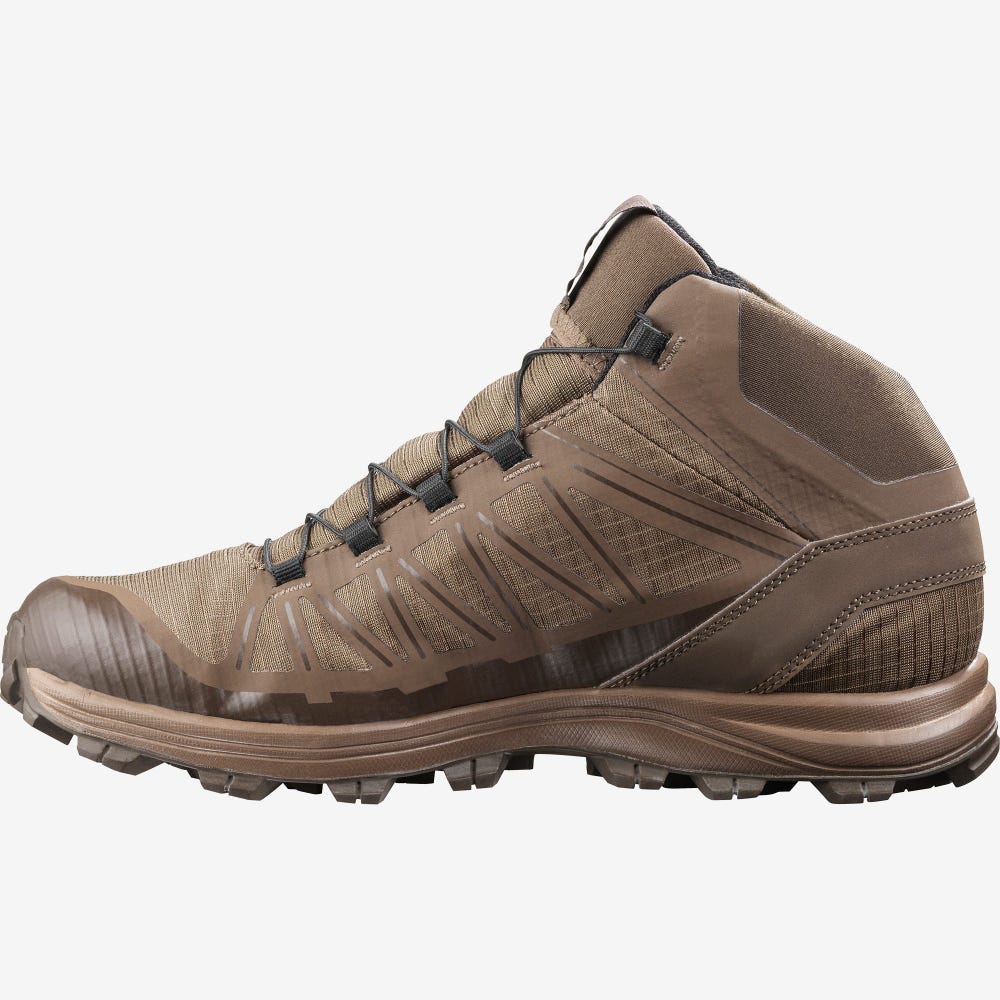 Women's Salomon SPEED ASSAULT Tactical Boots Light Brown | NEXZ-75128