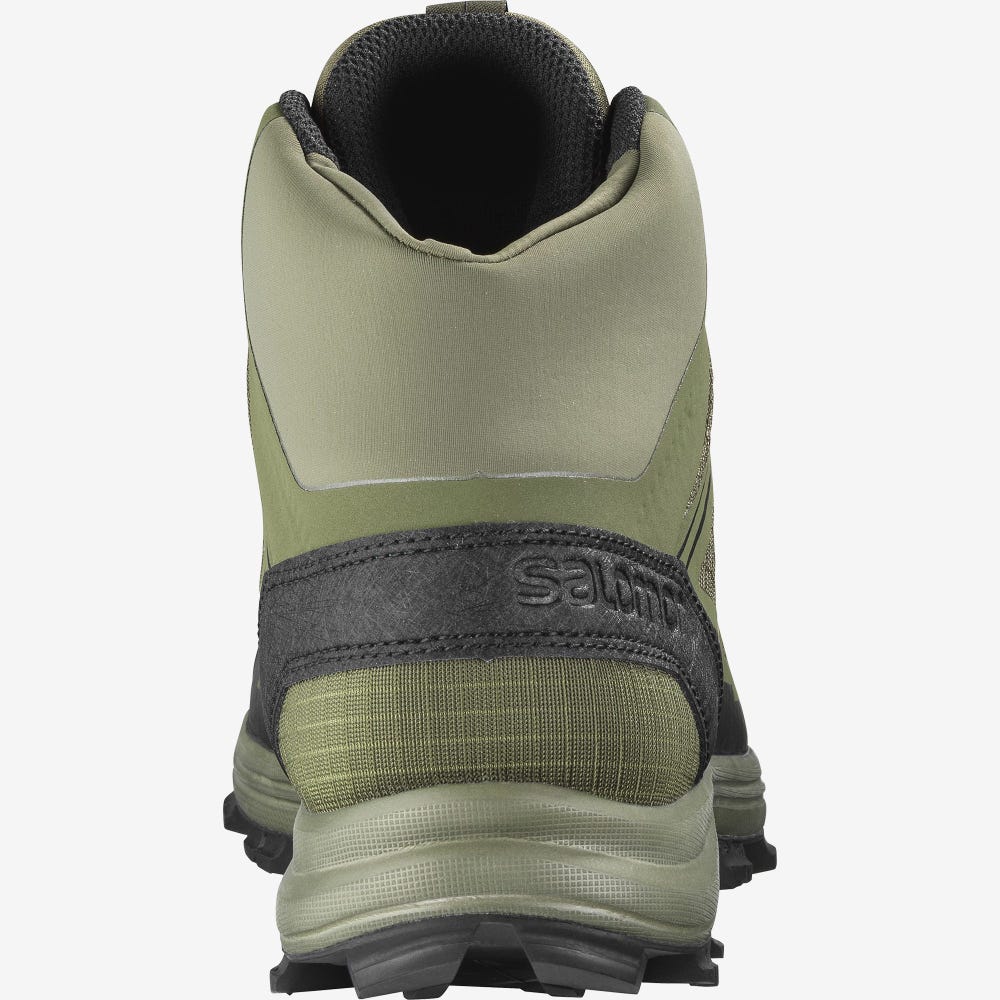 Women's Salomon SPEED ASSAULT Tactical Boots Olive/Black | QTHW-91435