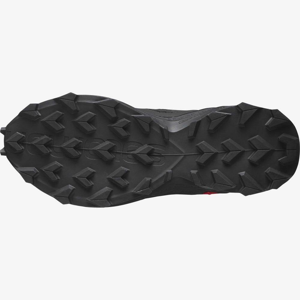 Women's Salomon SUPERCROSS 3 Trail Running Shoes Black | LQPG-76541