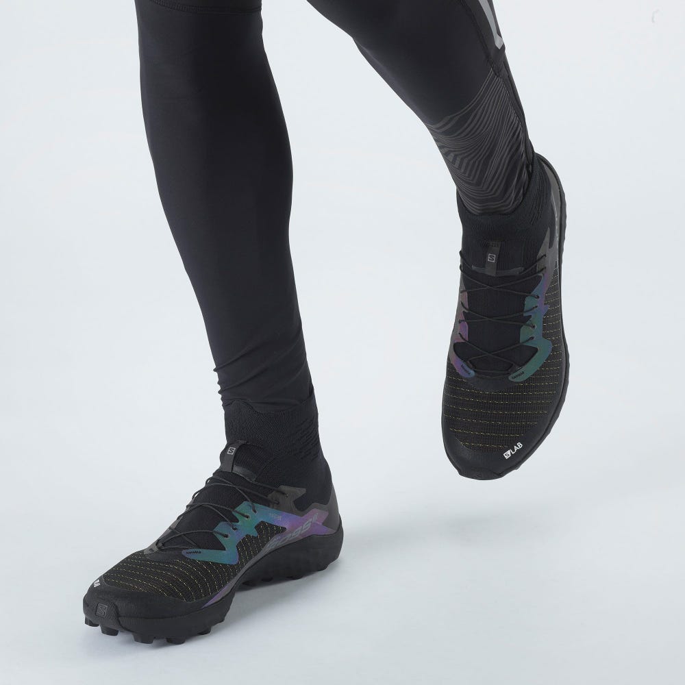 Women's Salomon S/LAB CROSS 2 Trail Running Shoes Black | DYEX-74193