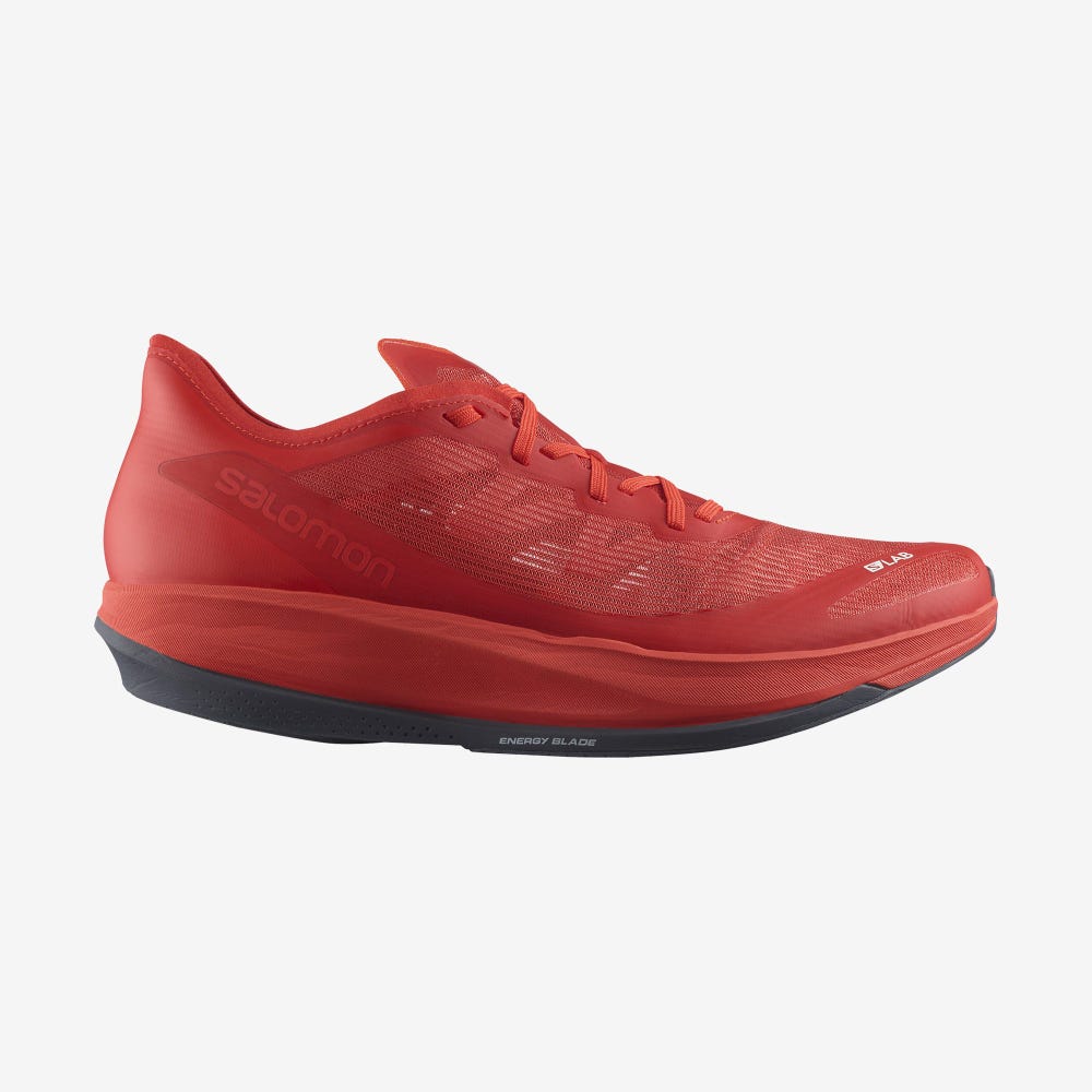 Women\'s Salomon S/LAB PHANTASM CF Running Shoes Red/Red/Red | ALGY-63250