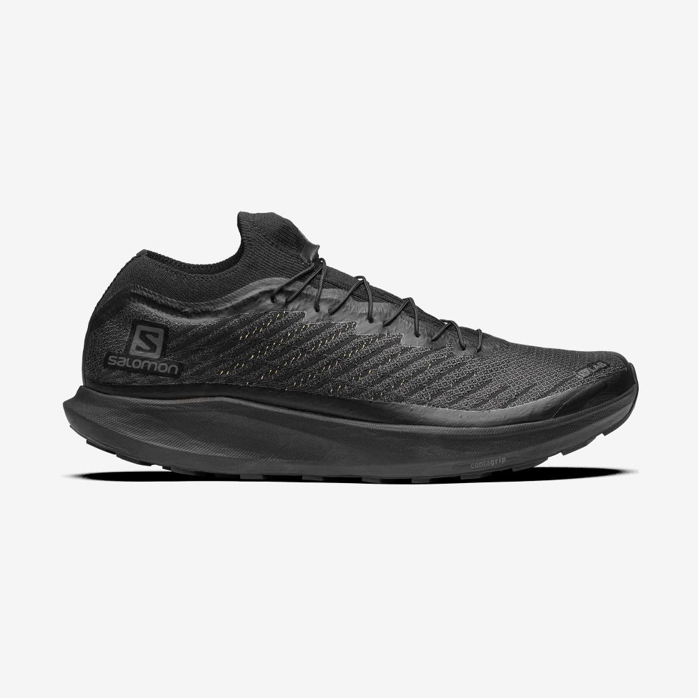Women\'s Salomon S/LAB PULSAR BLACK LIMITED Sneakers Black | UYNB-17309