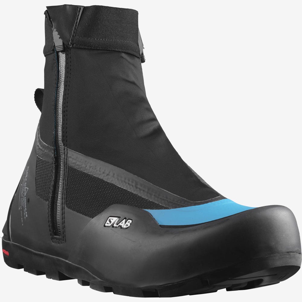 Women's Salomon S/LAB X ALPINE MODULAR Trail Running Shoes Black/Blue | WZIQ-69825