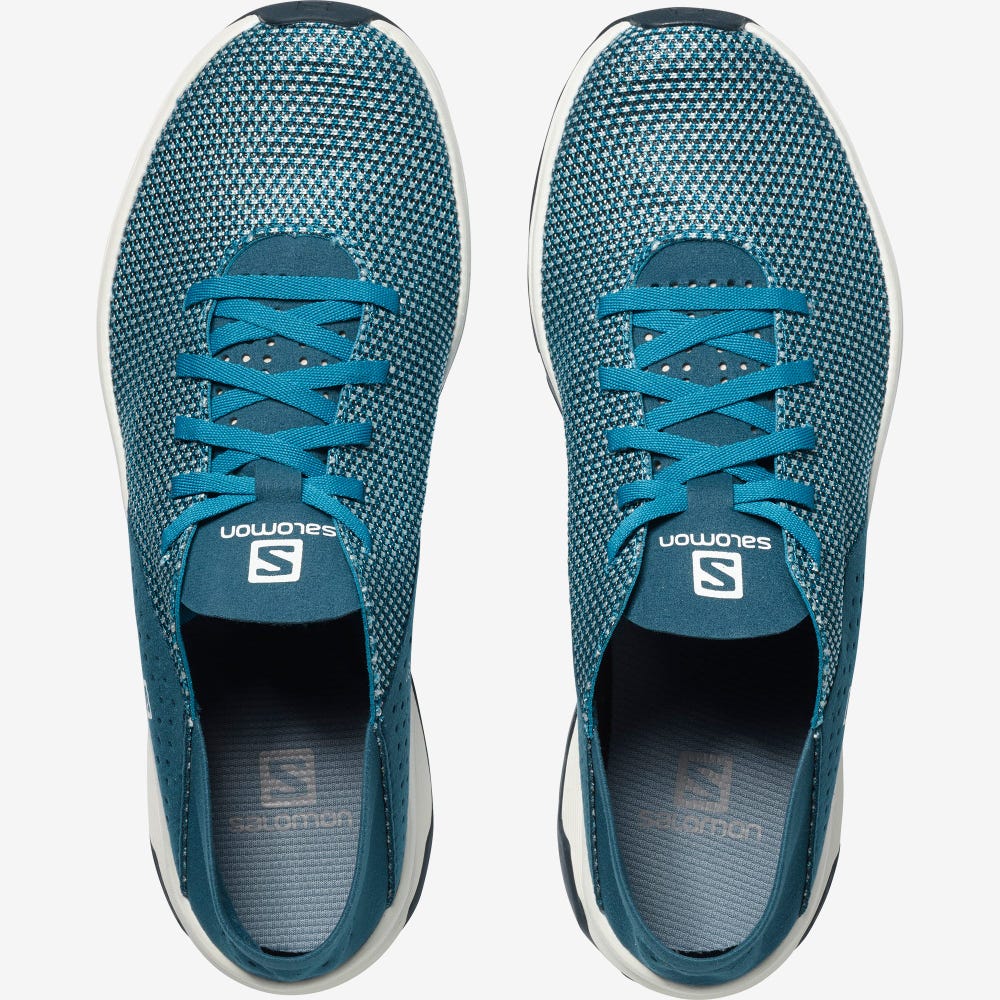Women's Salomon TECH LITE W Hiking Shoes Navy | DEQH-01694