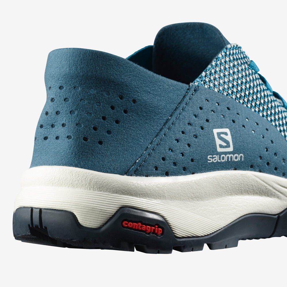 Women's Salomon TECH LITE W Hiking Shoes Navy | DEQH-01694