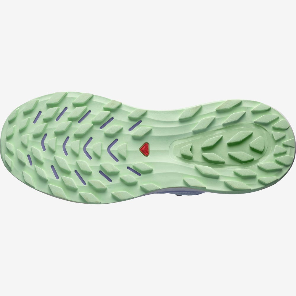 Women's Salomon ULTRA GLIDE Trail Running Shoes Lavender/White/Green | FXLT-76854