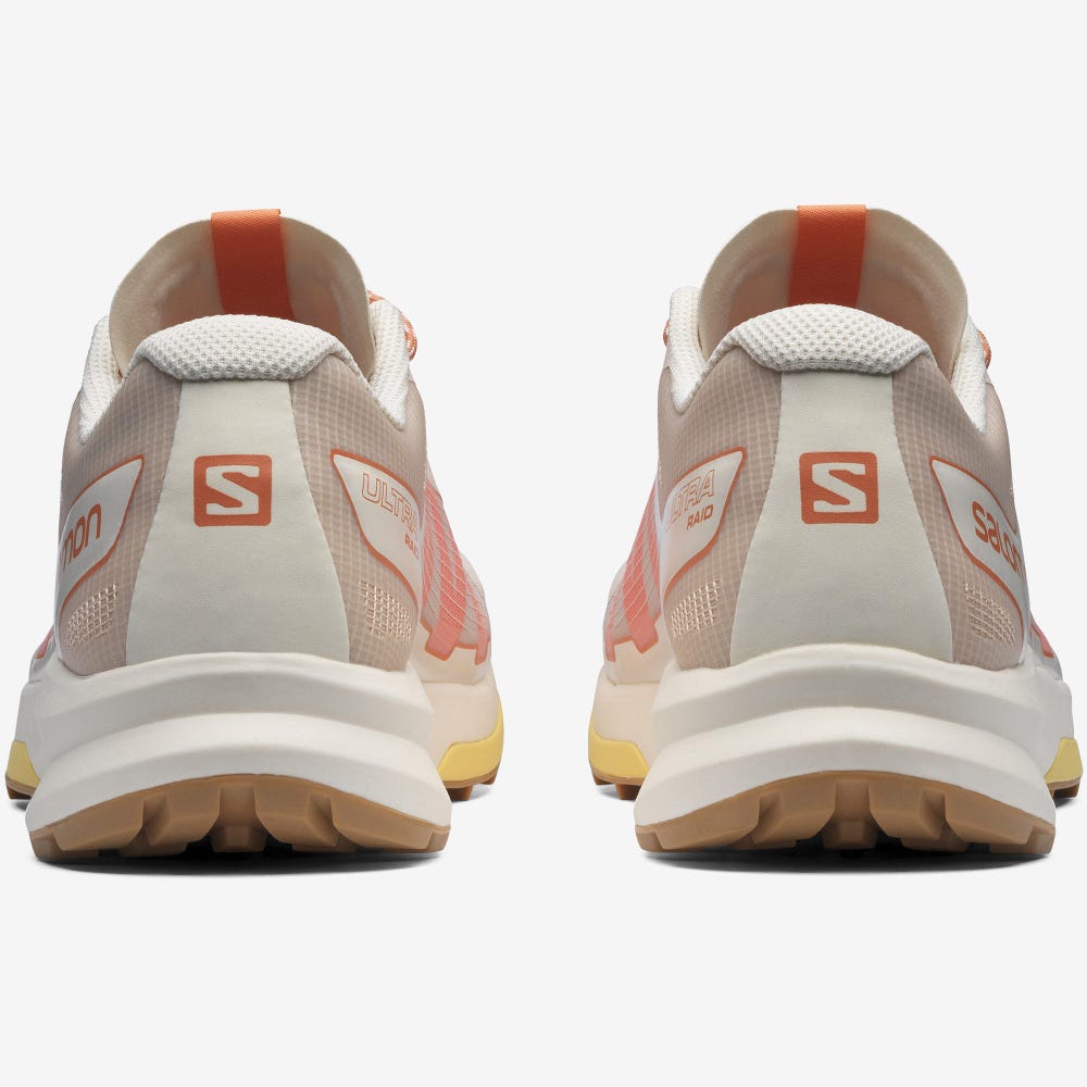 Women's Salomon ULTRA RAID Sneakers Beige/Light Brown/Orange | AJEF-42019