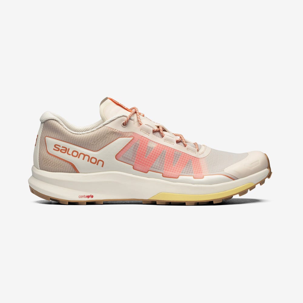 Women\'s Salomon ULTRA RAID Sneakers Beige/Light Brown/Orange | AJEF-42019