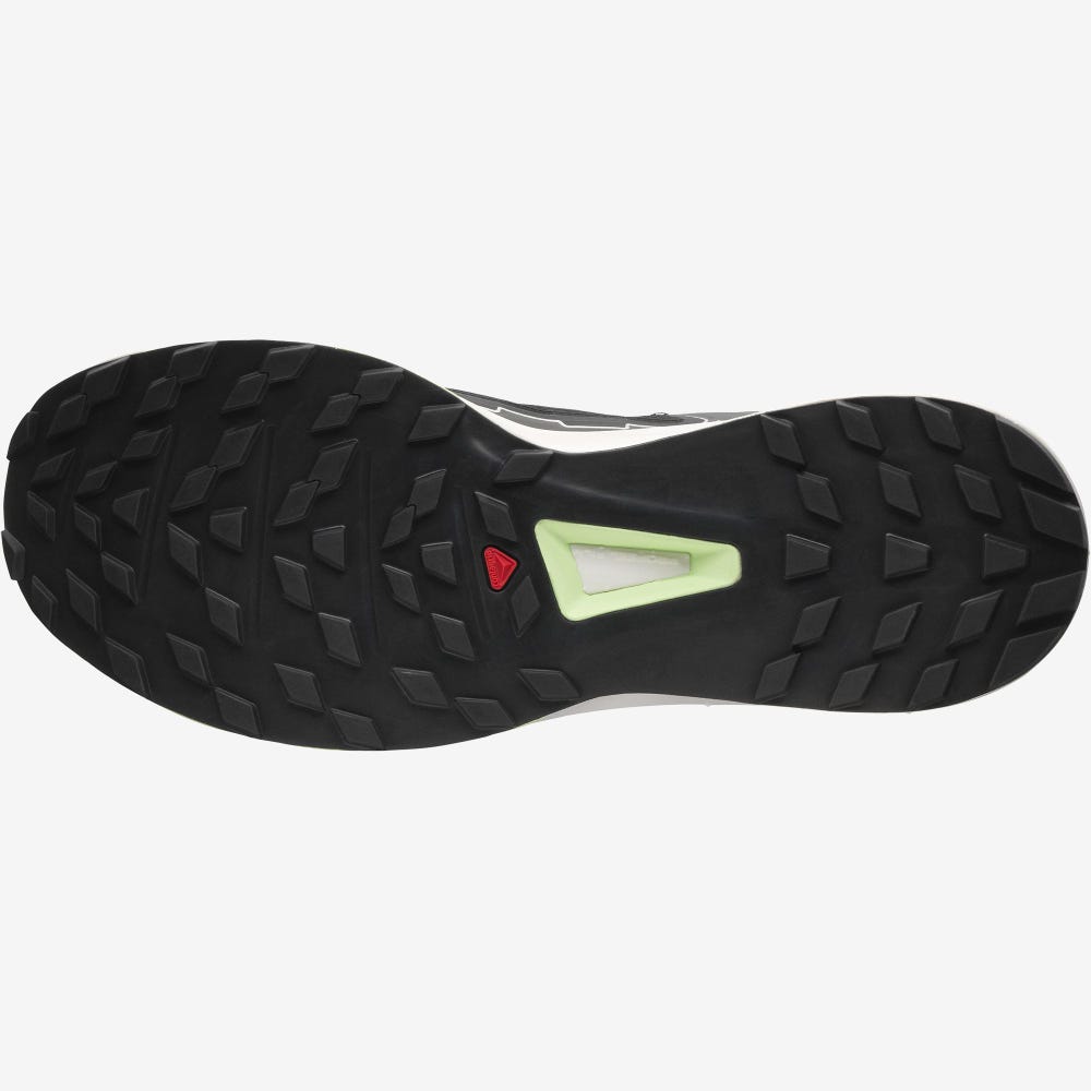 Women's Salomon ULTRA RAID Sneakers Black/White/Green | IDZJ-30867